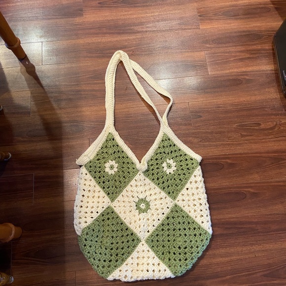 Handmade Large Crochet Bag - Picture 6 of 7